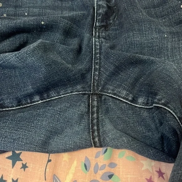 Seven7 Dark Wash Paint Splatter Jeans - Picture 16 of 16